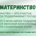 Работа служб, обеспечивающих подготовку семей к рождению ребенка и поддержка беременных студенток